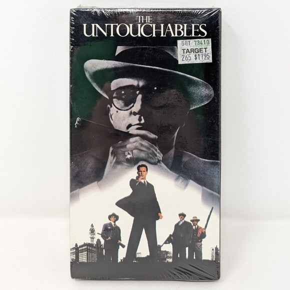The Untouchables VHS (Paramount, 1988) Side UPC Paramount Home Video Watermarks